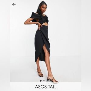 Asymmetrical scuba dress ASOS